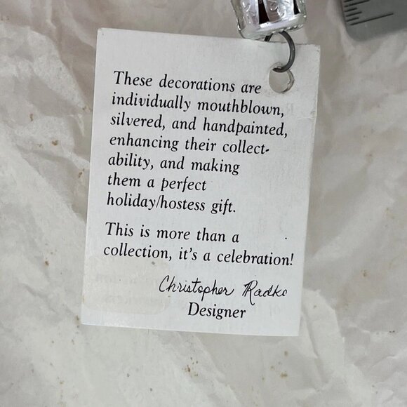 Radko ST NICKCICLE Icicle Spiral 10” Ornament 92-107‎ Santa Claus 2-Sided Icicle - Picture 6 of 7